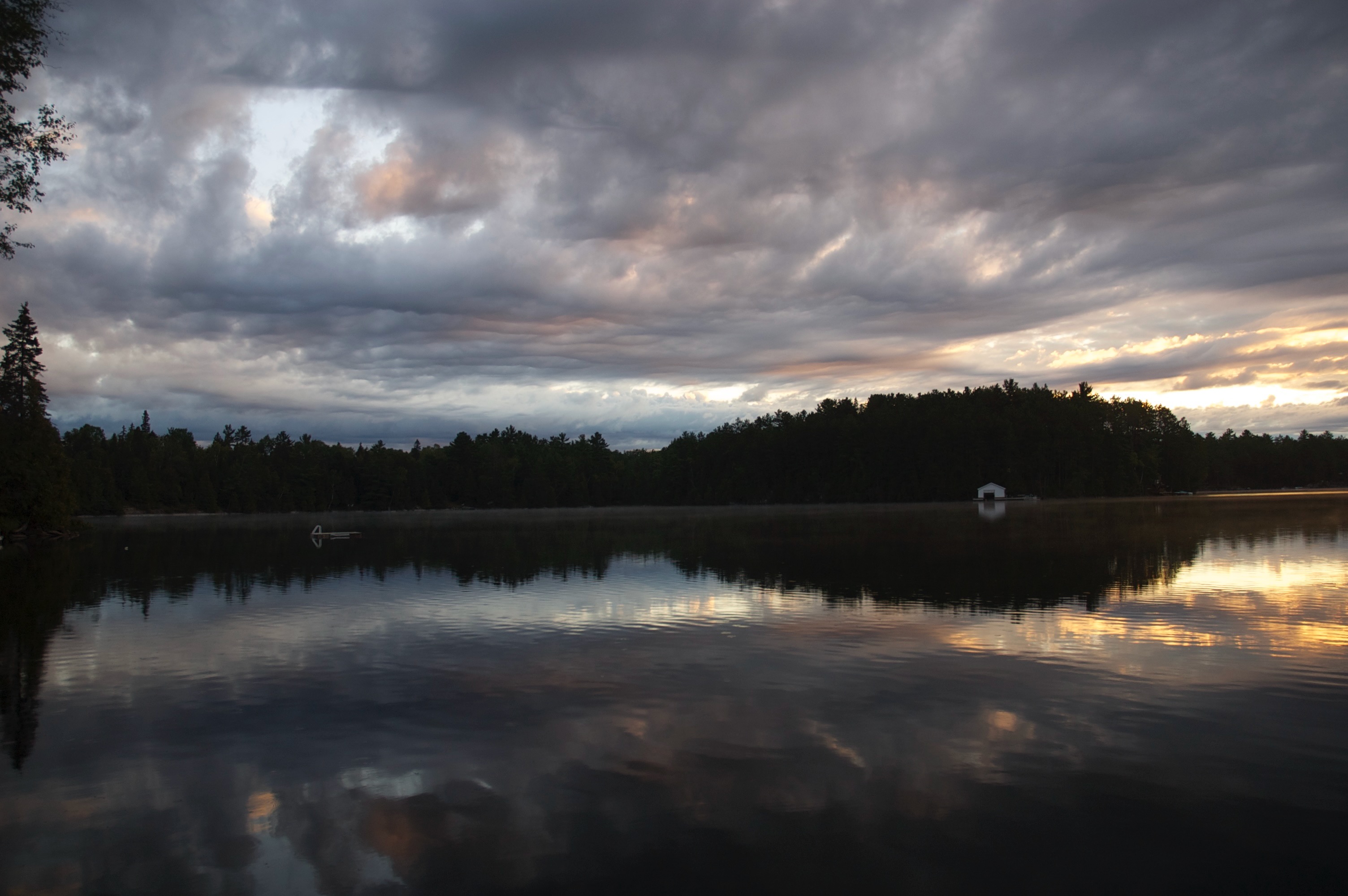 Dawn at Salmon Lake, Canada